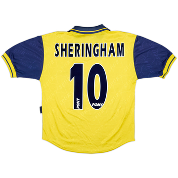1995-97 Tottenham Third Shirt Sheringham #10 - 7/10 - (L)