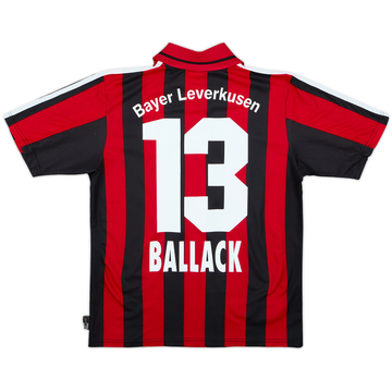 2001-02 Bayer Leverkusen Home Shirt Ballack #13 - 8/10 - (Y)