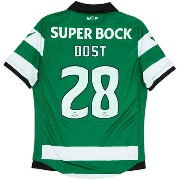 2016-17 Sporting CP Home Shirt Dost #28 - 6/10 - (M)