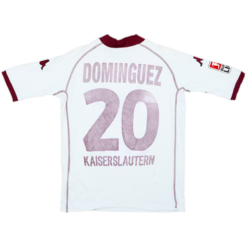 2003-04 Kaiserslautern Away Shirt Dominguez #20 - 5/10 - (M)
