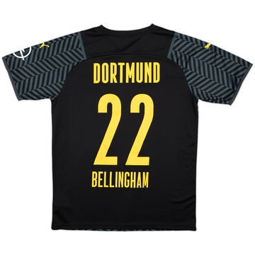 Camiseta de visitante del Borussia Dortmund 2021-22 Bellingham #22 - 8/10 - (M)