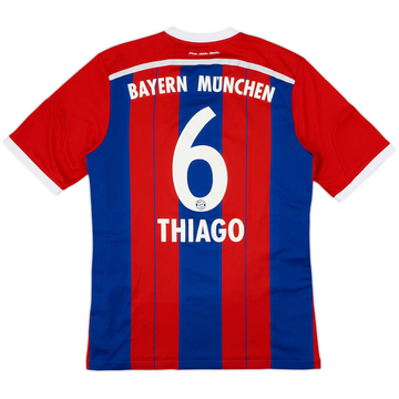 2014-15 Bayern Munich Home Shirt Thiago #6 - 8/10 - (L)
