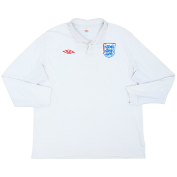 2009-10 England Home L/S Shirt - 5/10 - (XXL)
