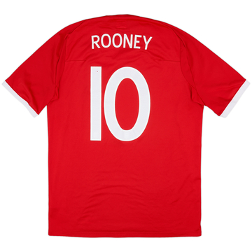 2010-11 England Away Shirt Rooney #10 - 7/10 - (XL)