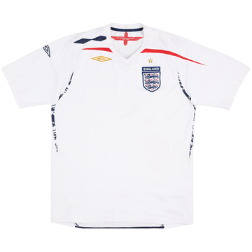 2007-09 England Home Shirt - 5/10 - (L)