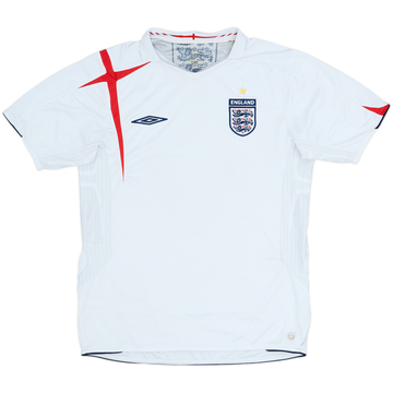 2005-07 England Home Shirt - 5/10 - (M)