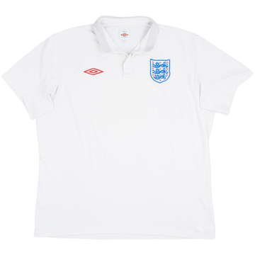 2010-11 England Home Shirt - 5/10 - (XL)