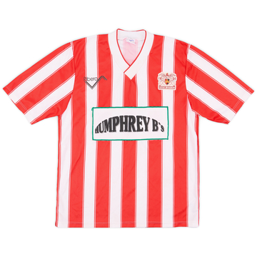 1990-91 Exeter City Match Issue Home Shirt #4