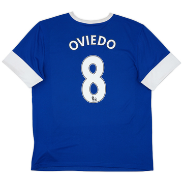 2012-13 Everton Home Shirt Oviedo #8 - 7/10 - (XL)