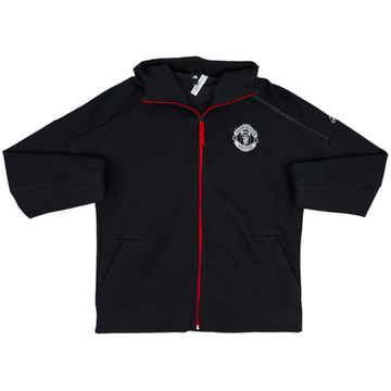 2016-17 Manchester United adidas Hooded Track Jacket - 8/10 - (XL)