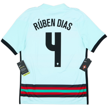 2020-22 Portugal Away Shirt Ruben Dias #4 (M)
