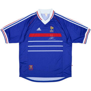 1998-00 France 'Pour toi Didier Deschamps' Home Shirt - 8/10 - (XL)