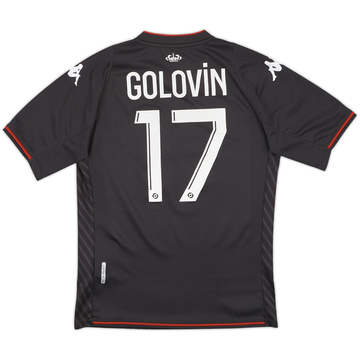 2021-22 Monaco Away Shirt Golovin #17 - 8/10 - (S)