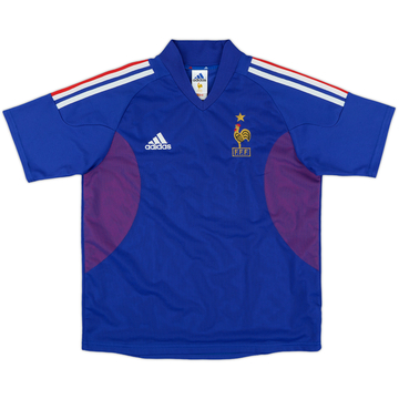 2002-04 France Home Shirt - 9/10 - (L.Boys)