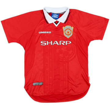 1997-00 Manchester United CL Shirt - 8/10 - (M.Boys)