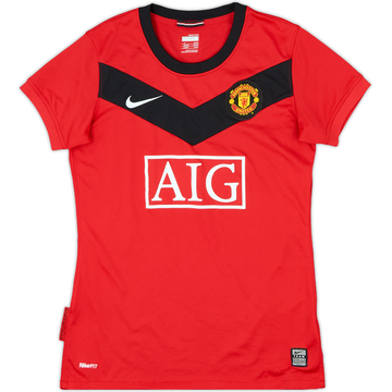 2009-10 Manchester United Home Shirt - 8/10 - (Women's S)