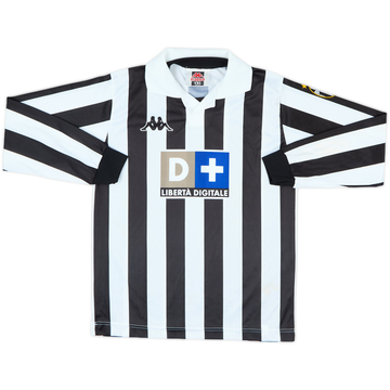 1998-99 Juventus Basic Home L/S Shirt #16 - 6/10 - (XL.Boys)
