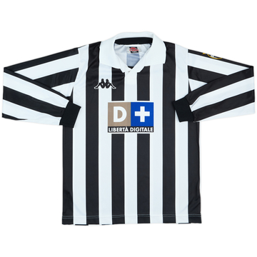 1998-99 Juventus Basic Home L/S Shirt #13 - 5/10 - (XL.Boys)