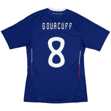2009-10 France Home Shirt Gourcuff #8 - 9/10 - (M)