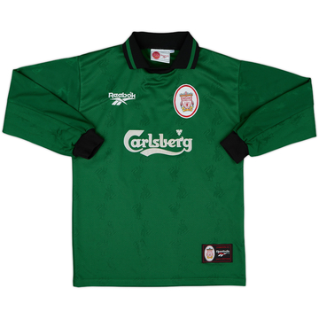 1996-97 Liverpool GK Shirt - 8/10 - (L.Boys)
