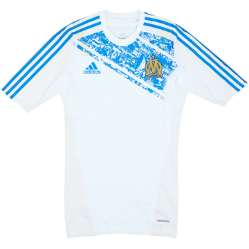 2011-12 Olympique Marseille Player Issue TechFit adidas Training Shirt - 9/10 - (M)