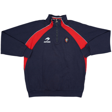 2000-01 Osasuna Astore 1/4 Zip Drill Top - 8/10 - (XL)
