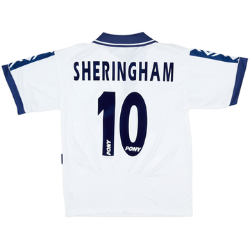 1995-97 Tottenham Home Shirt Sheringham #10 - 9/10 - (S)