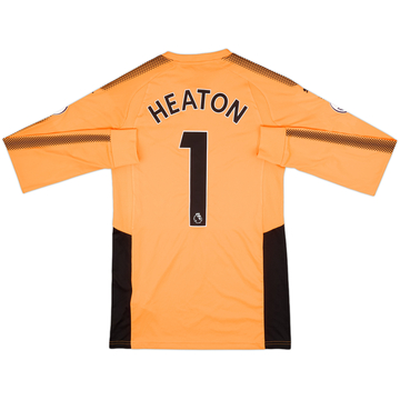 2017-18 Burnley GK Shirt Heaton #1 - 9/10 - (S)