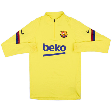 2020-21 Barcelona Nike 1/4 Zip Training Top - 8/10 - (S)