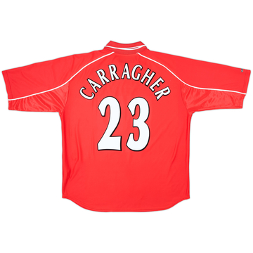 2000-02 Liverpool Home Shirt Carragher #23 - 8/10 - (XL)