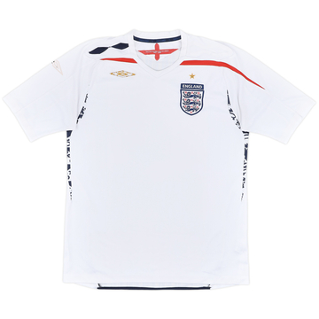 2007-09 England Home Shirt - 4/10 - (L)