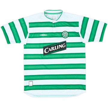 2003-04 Celtic Home Shirt - 8/10 - (XL.Boys)