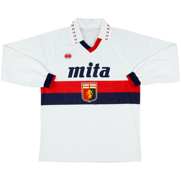 1991-92 Genoa Away L/S Shirt - 8/10 - (L)