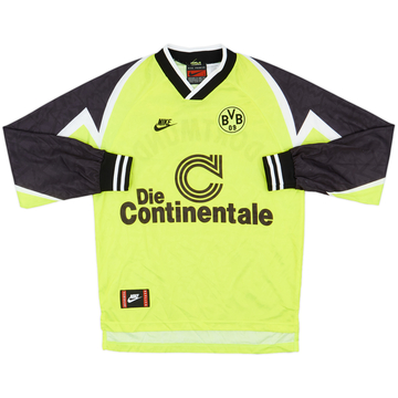 1995-96 Borussia Dortmund Home L/S Shirt - 8/10 - (S)