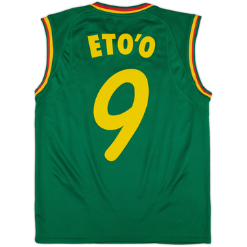 2002 Cameroon Home Vest Shirt Eto'o #9 - 8/10 - (S)