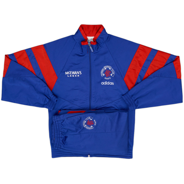 1992-94 Rangers adidas Full Tracksuit - 9/10 - (S.Boys)
