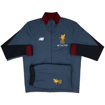 2017-18 Liverpool New Balance Full Tracksuit - 10/10 - (XL)