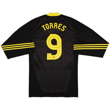 2010-11 Liverpool Player Issue TechFit Third L/S Shirt Torres #9 - 8/10 - (XL)