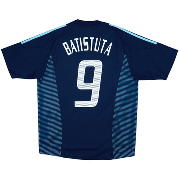 2002-04 Argentina Away Shirt Batistuta #9 - 9/10 - (M)