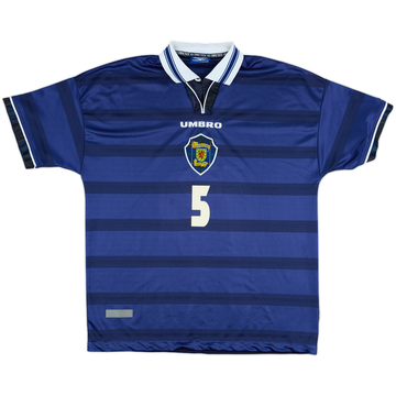 1998-00 Scotland Home Shirt #5 - 7/10 - (XXL)