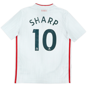 2019-20 Sheffield United Away Shirt Sharp #10 - 5/10 - (M.Boys)