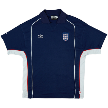 2002-03 England Umbro Polo Shirt - 9/10 - (L)