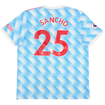 2021-22 Manchester United Away Shirt Sancho #25 - 6/10 - (XL)