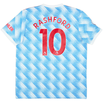 Camiseta de visitante del Manchester United 2021-22 Rashford #10 - 10/10 - (XL)