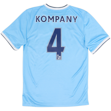 2013-14 Manchester City Home Shirt Kompany #4 - 9/10 - (S)