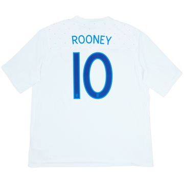 2010-11 England Home Shirt Rooney #10 (XXL)
