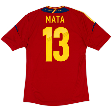 2011-12 Spain Home Shirt Mata #13 - 10/10 - (S)