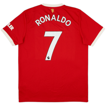 2021-22 Manchester United Home Shirt Ronaldo #7 (L)