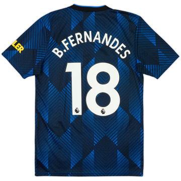 2021-22 Manchester United Third Shirt B.Fernandes #18 - 10/10 - (S)