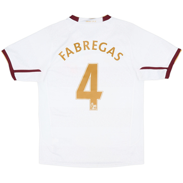 2007-08 Arsenal Away Shirt Fabregas #4 - 6/10 - (S)